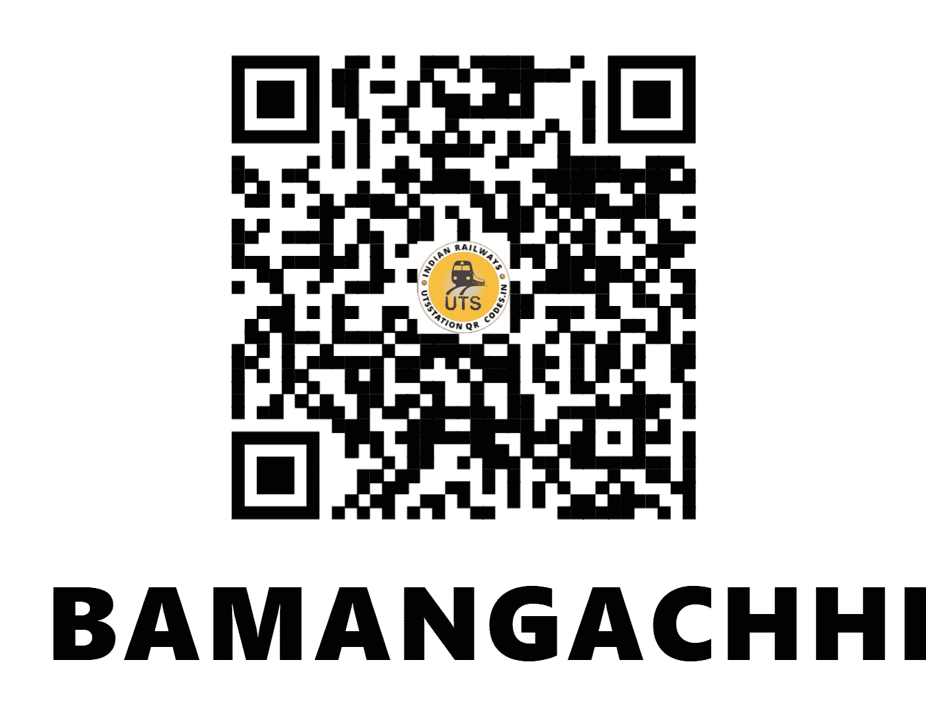 UTS QR Code for BAMANGACHHI - BMG - ER (WEST BENGAL)